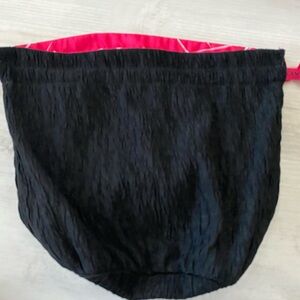 Lancome Black with Bright Pink Branded Ribbon Detail